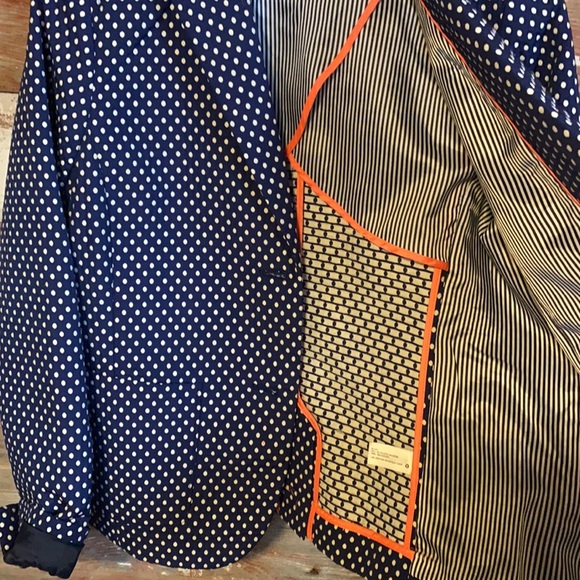 Gap Academy Blazer! Size 10! Navy blue with white dots! - Picture 7 of 11